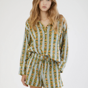 Pyjama Élégant en Block Print