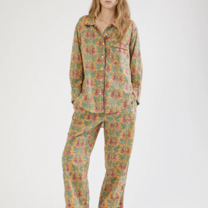 Pyjama Élégant en Block Print